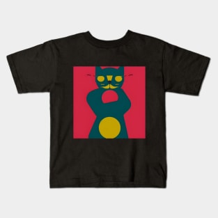 Mr. Cat Kids T-Shirt